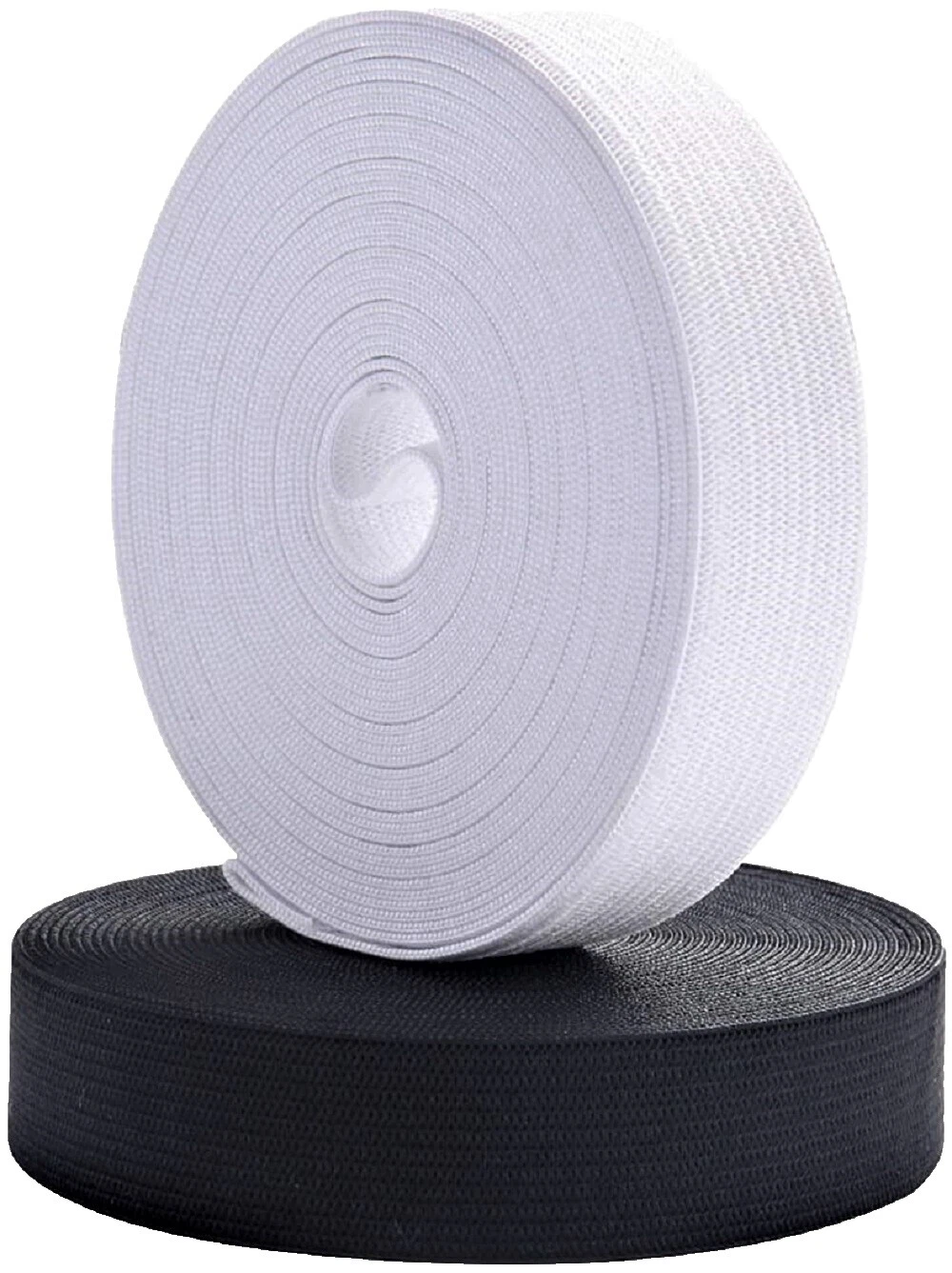 Negro costura elásticos