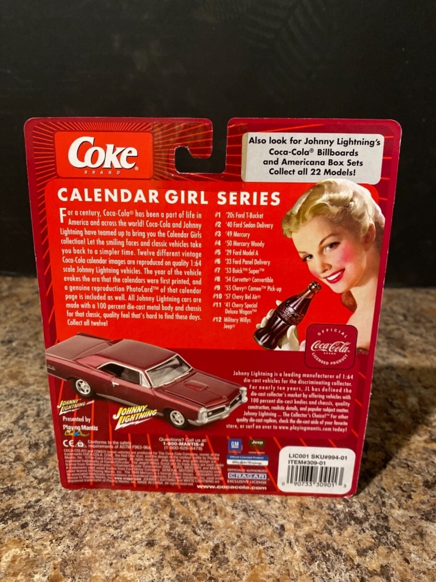 Coca-Cola Johnny Lightning Calendar Girl Series '20s Ford T