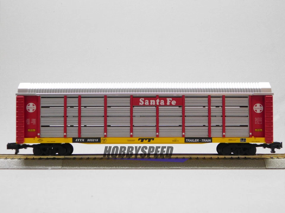 LIONEL AMERICAN FLYER S GAUGE SANTA FE AUTORACK #905219 freight car 2319011 NEW - Image 3 of 4