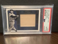 Joe DiMaggio 2023 Panini Three And Two Jumbo Bat Relic 2/5 PSA 10 NY Yankees