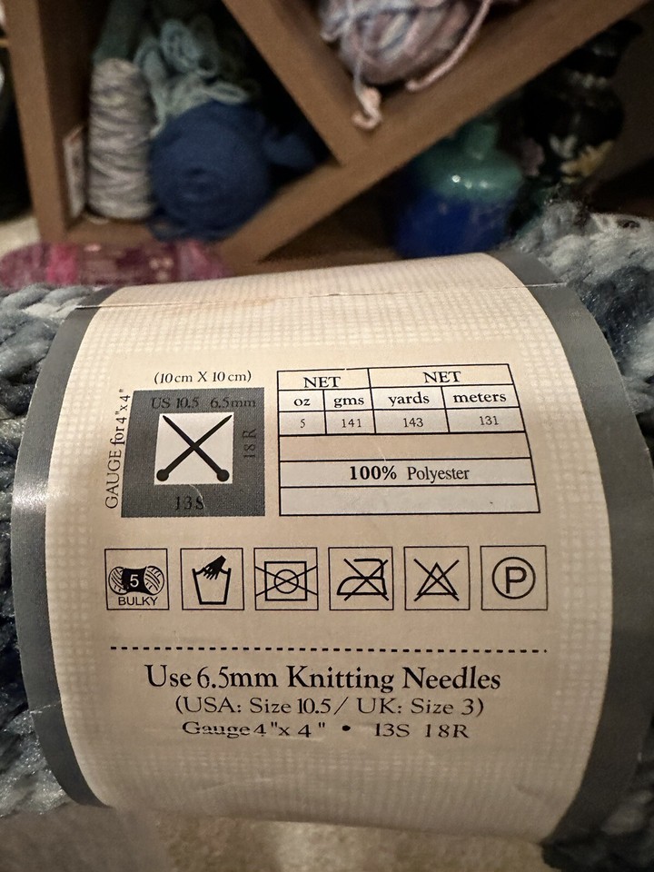 Yarn Bee First Love 100 Polyester 143y 5oz, Lot 3, Blueberry Hill eBay