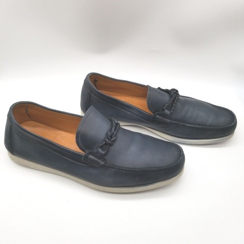 Magnanni Mens 21773 Blue Leather Moc 