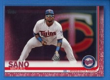 2019 Topps Series 1 Mother's Day PINK Parallel #116 Miguel SanoTwins #/50