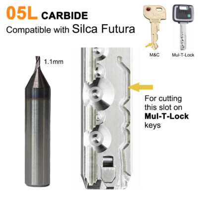 Key Machine 2.5mm Cutter F22-CA For Ilco 057 HS & SILCA Club/DOGE-DOGE/C/ Matrix 10pcs E Key Cutter Machine - Foto 7
