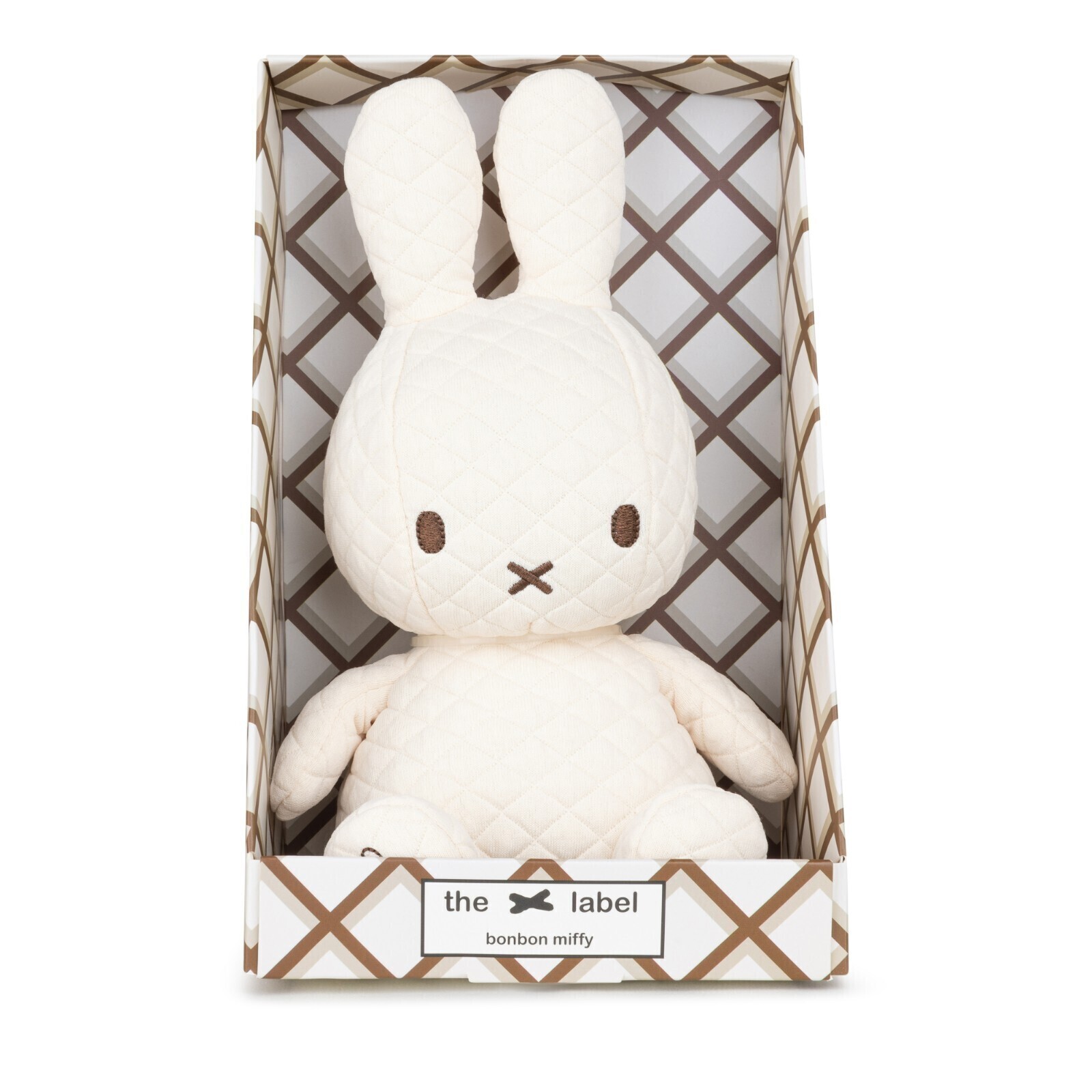 Конфета Miffy the X Label Miffy Creme Kuscheltier Bon Ton Toys sitzend 23 см