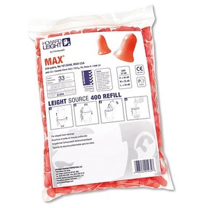 Tappi SNR 35dB Tappi Per Le Orecchie Howard Leight Laser Lite - SNR 35dB, Confezionati Singolarmente, Giallo/Arancio Tappi Schiuma Poliuretano Giallo Arancione - Foto 9