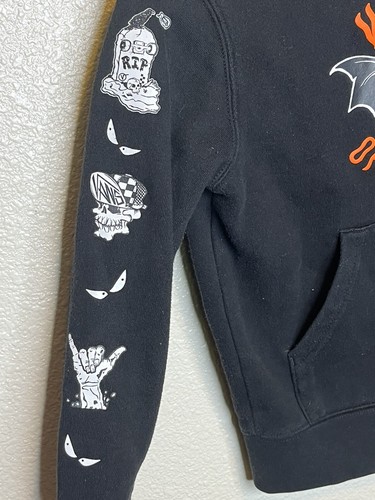 Vans Little Kids Halloween Hoodie 4 Small Pre Owned - Picture 2 of 6