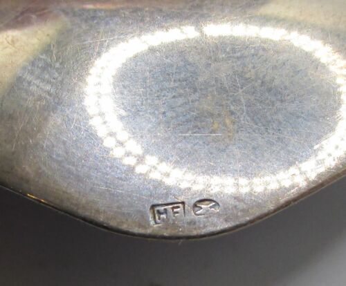 PORTACANDELE FIRMATO SCANDINAVO METÀ SECOLO SMALTO BLU E METALLO ARGENTO - Foto 4 di 5