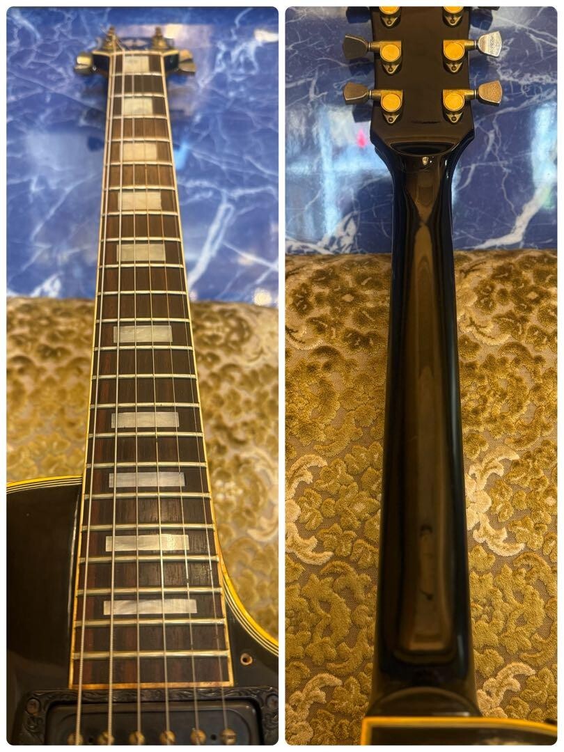希少⭐︎グレコレスポール　ブラックビューティー　　3PU ジャパンヴィンテージ Greco Les Paul Custom 3PU Black Beauty Vintage Model From