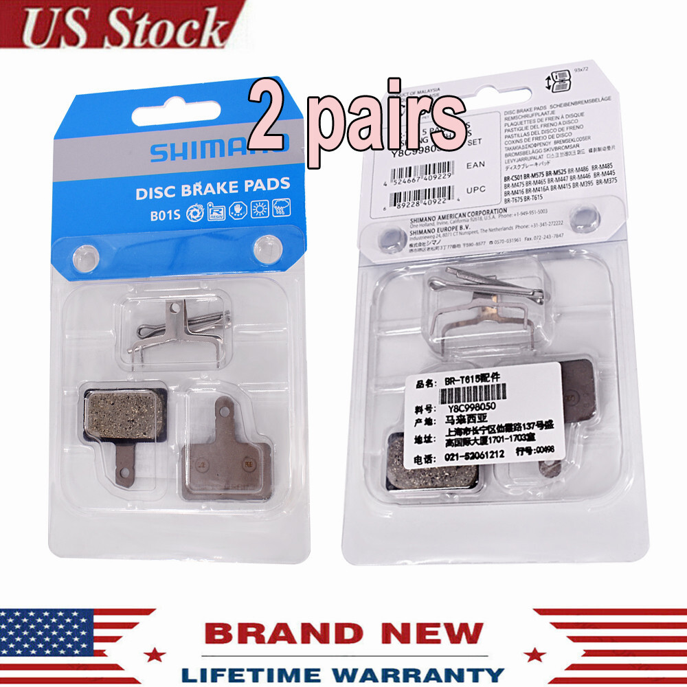 pairs Shimano B01S Resin Disc Brake Pads For M315 M355 M395 M465