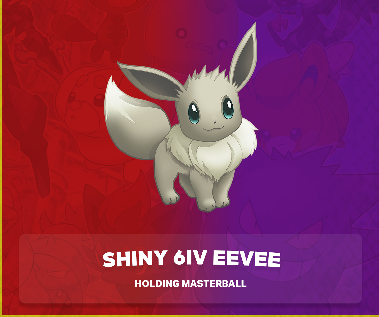 ⭐ SHINY 6IV EEVEE⭐ Pokémon Scarlet and Violet ⭐ (Fast Delivery)