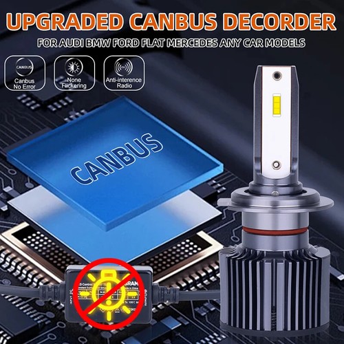Canbus H4 H7 H1 LED Car Headlight 50W 6000K Car Lamps Fog Lights Auto Bulbs - Picture 5 of 22