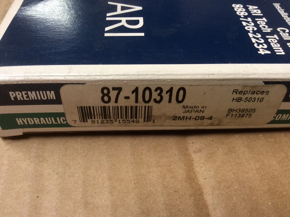 Manguera hidráulica de freno trasera NUEVA ARI 87-10310 - Se adapta a 87-88 Chevrolet 87-88 Pontiac Foto 2 de 4