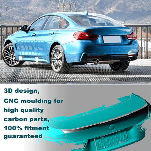 Carbon Spoiler Abrisskante Lippe Heckflügel für BMW 4er F36 Gran Coupe 420i 428i - Picture 4 of 12