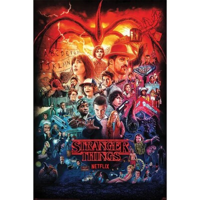 Poster STRANGER THINGS - Seasons Montage  (Netflix) 61x91,5cm 59657