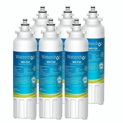 Waterdrop Refrigerator Water Filter, Replacement for LG  LT800P  (6)