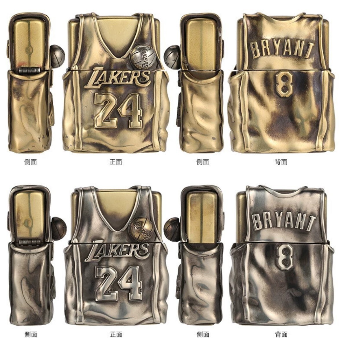 New Zippo oil Lighter Lakers gold or silver No 24 with box | eBay