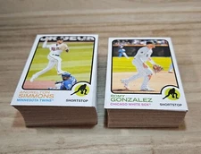 2022 Topps Heritage Baseball Low Numbers #1-400 Plus SP #401-500 - You Pick