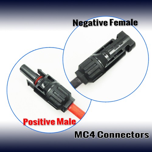 110CM MC-4 CONNECTOR TO 50AMP ANDERSON PLUG SOLAR 6MM² CABLE ADAPTOR WIRING LEAD - Picture 2 of 24
