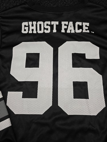 NWT Scream Ghostface Icon of Halloween Hockey Jersey Large Black Horror Slasher - Picture 12 of 15