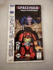 Space Hulk Vengeance of the Blood Angels Sega Saturn Manual Only T-5007H