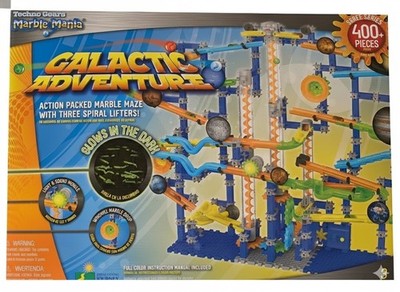 Techno Gears Marble Mania Galactic Adventure 400+ Piece Set w/ Box & Manual
