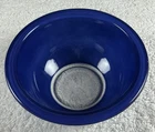 Vintage Pyrex 1L #322 Mixing Bowl Cobalt Blue Clear Bottom **EUC**