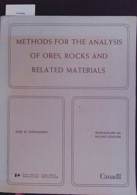 Methods for the Analysis of Ores, Rocks and Related Materials. Monograph 881. Se