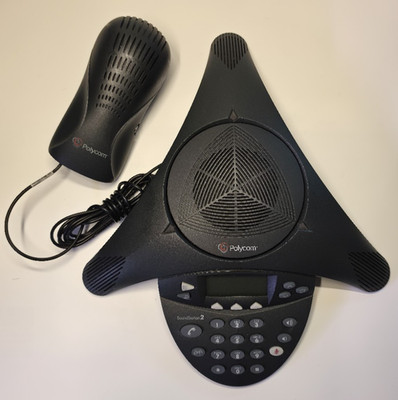 Polycom SoundStation2 Conference Phone 2200-16200-001 Tested PSU SHIPS TODAY!