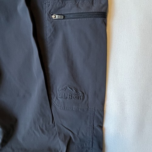 Pantalone da trekking LL Bean impermeabile Cresta 35 x 32 grigio uomo utility leggero - Foto 4 di 8