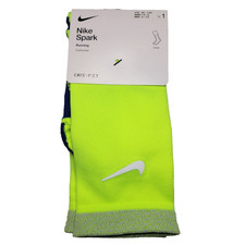 Nike Spark Crew Socks Neon Dri-Fit Reflective M6-7.5 W7.5-9 Cushioned New