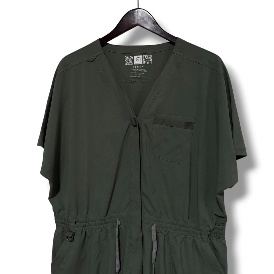 Mono Médico para Mujer WonderWink Renew Verde Talla 2X Foto 4 de 4