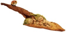 Top Collection Enchanted Story Fairy Garden Sleeping Babies Green