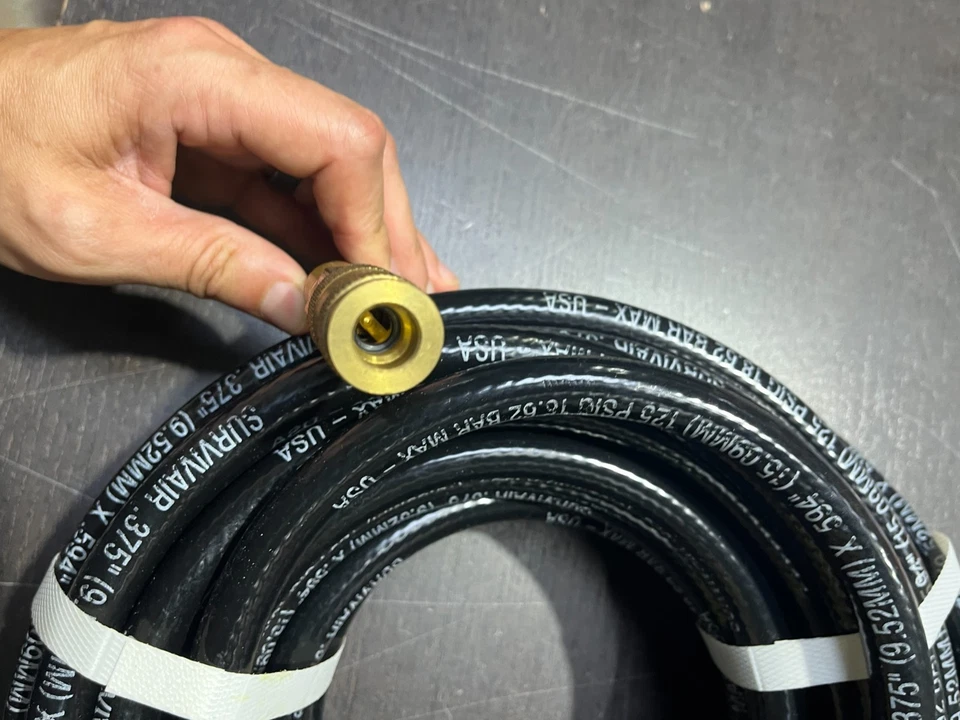 SURVIVAIR 985242 50 英尺高压供应航空软管 125 PSIG — 第 2/3 张图片