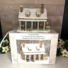 Currier & Ives Christmas Village House Museum of City of New York The Snow Storm