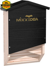 Bat House Cedar Wood Double Chamber Outdoor Bat Box Weather Resistant