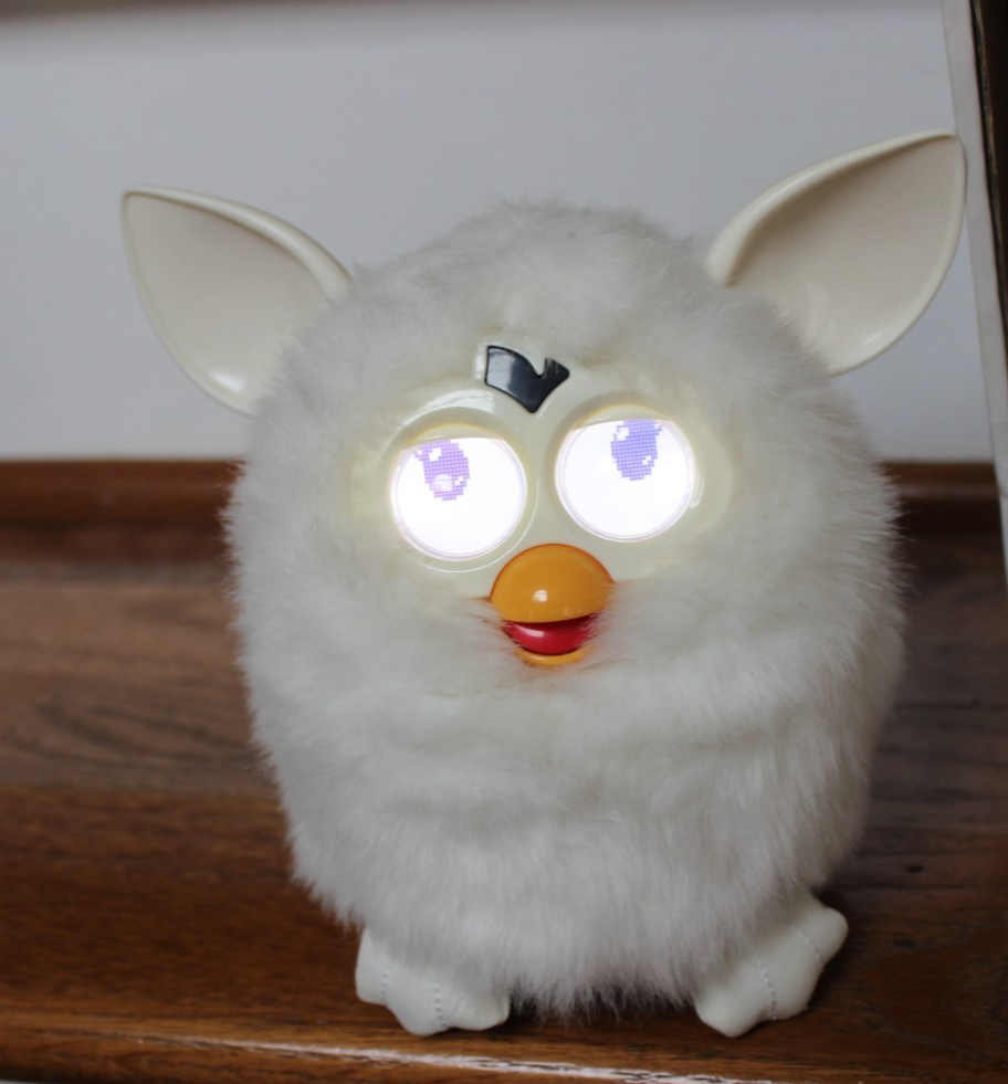 Hasbro 2012 White Furby Rare Collectible Toy Tested/Working with