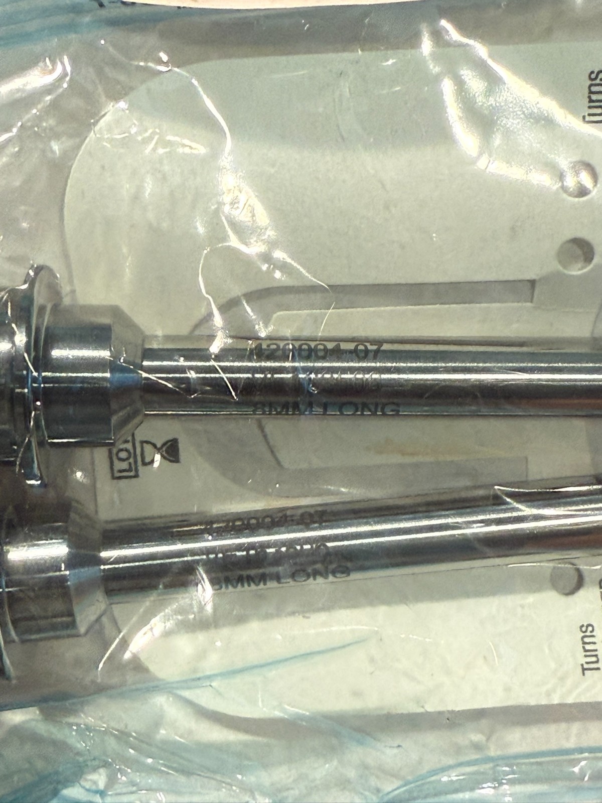 [Lot of 2] Intuitive Surgical 420004-07 DaVinci 8mm Regular Cannula