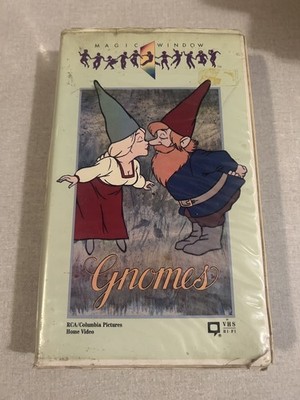 Gnomes (VHS, 1985) Rare RCA Magic Window Clamshell Cult 1980 TV Movie Animation!