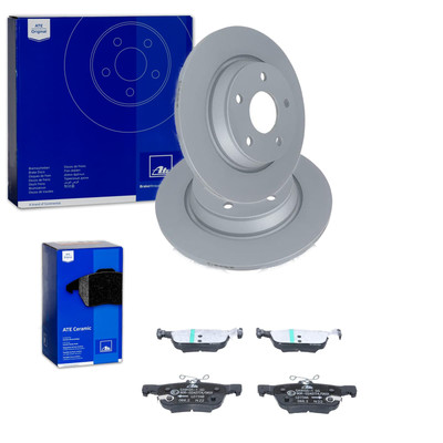 ATE BREMSSCHEIBEN 271mm + CERAMIC BELÄGE HINTEN passend für FORD FOCUS 4 IV MK4