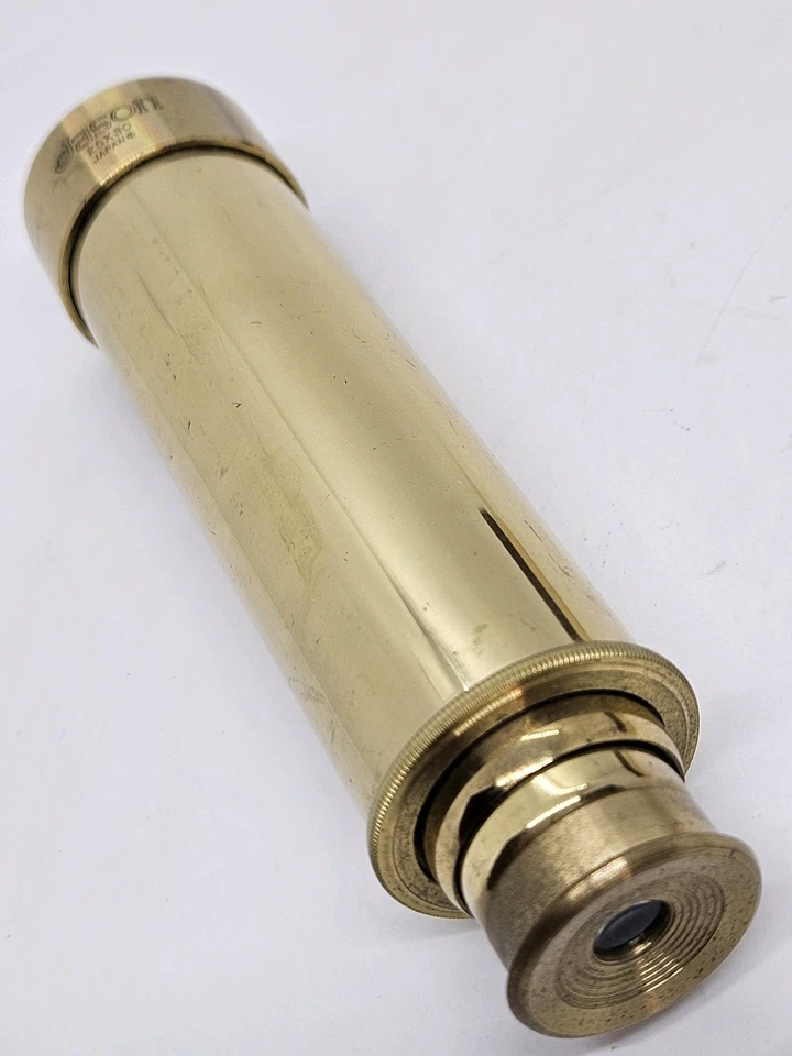 Vintage Jason 25x30 Adjustable Brass 14" Telescope with Original Box JAPAN - Image 3 of 4