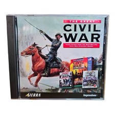 The Great Civil War Sierra PC Strategy Game 3-Game Collection 1998 Jewel Case