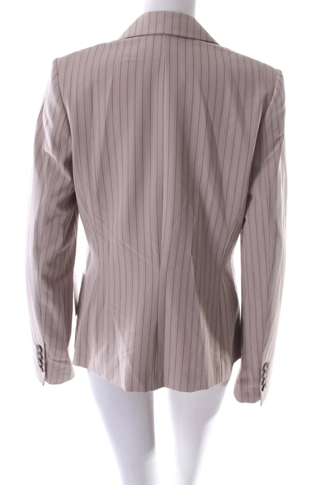 MEXX Blazer de esmoquin Mujeres Blazer Talla EU 40 beige-marrón-blanco - Imagen 4 de 4