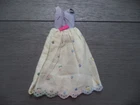FIRST FORMAL # 1260 * White Dress HTF * 1966 Vintage Mod Francie Mattel Flaws