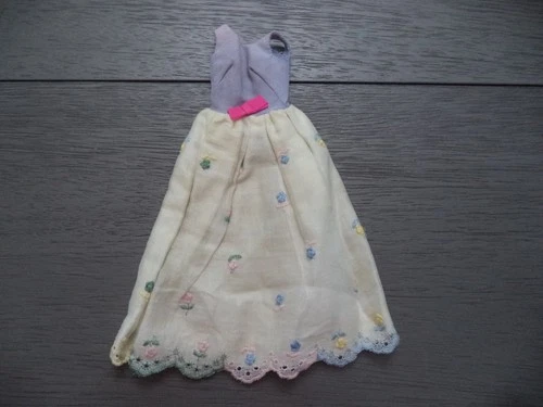 FIRST FORMAL # 1260 * White Dress HTF * 1966 Vintage Mod Francie Mattel Flaws