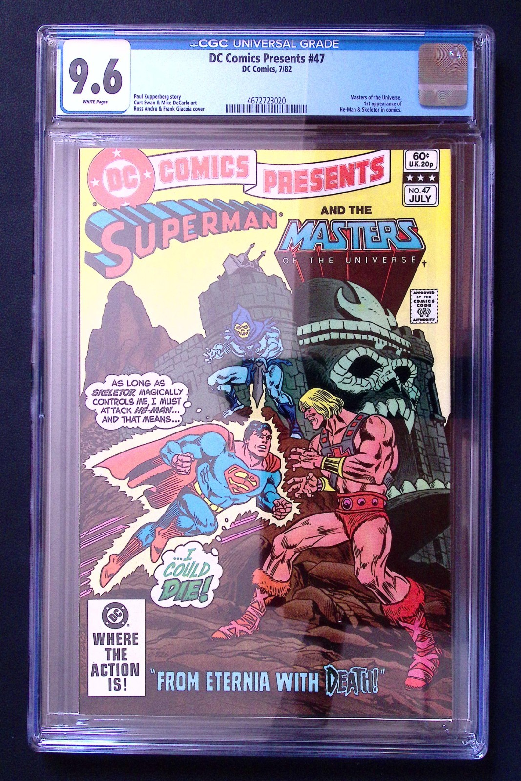 DC Comics Presents #47 CGC 9.0 1982 1st He-Man Skeletor/Masters of the Universe