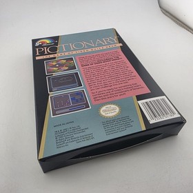 Pictionary - Box Only - Nintendo Nes - Excellent - Authentic (No Game)