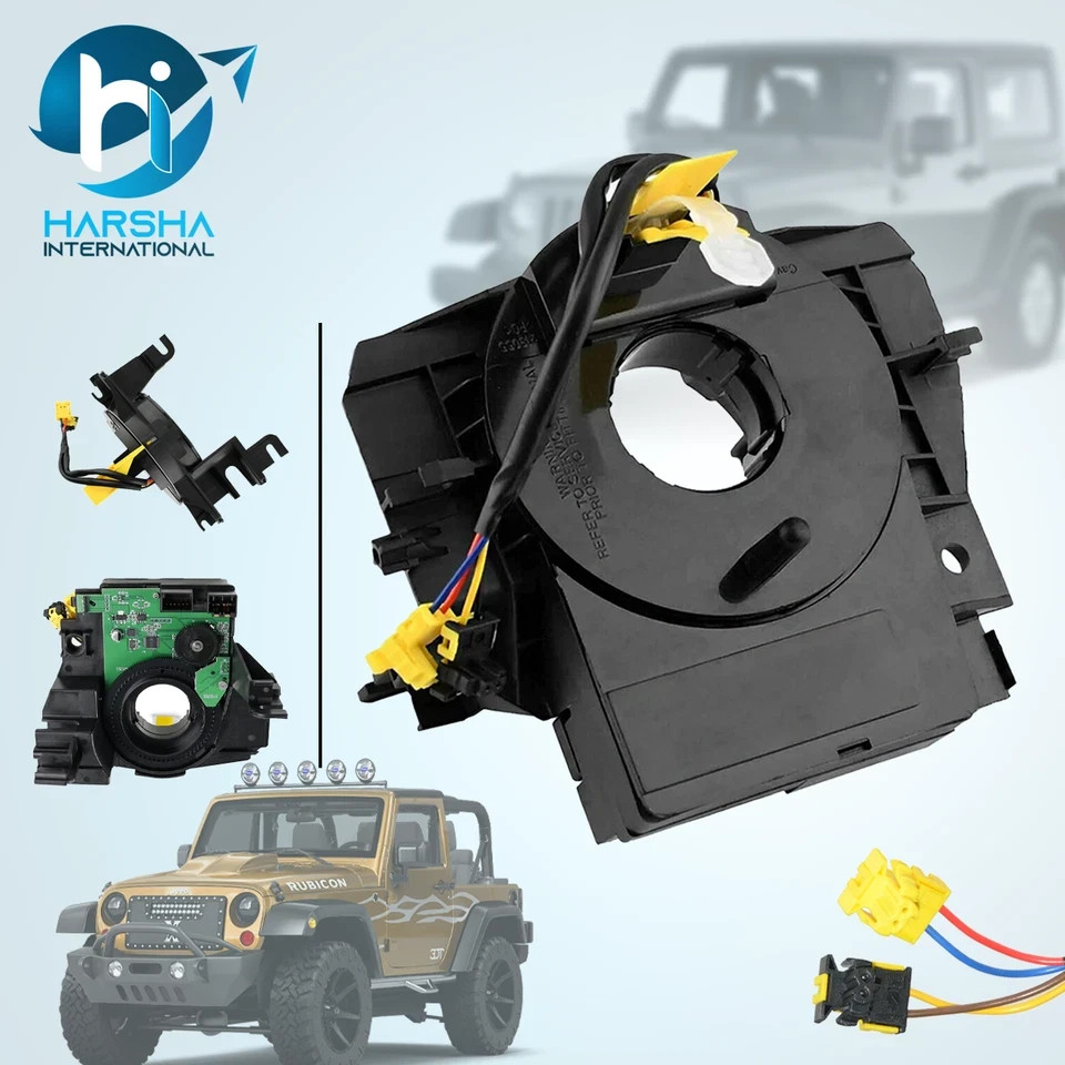 Clock Spring For Jeep Wrangler JK 2007-2018 With Angle Sensor Steering Wheel