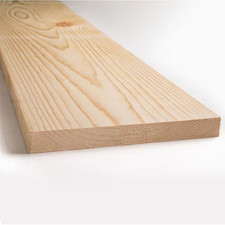 1 In. X 12 In. X 8 Ft. Kiln Dried Square Edge Whitewood