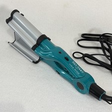 Bed Head TIGI Wave Artist Curling 3 Waving Iron Beach Hair Crimper Teal Ceramic